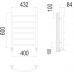 Классик П6 400х600 Полотенцесушитель TERMINUS 4670078530202
