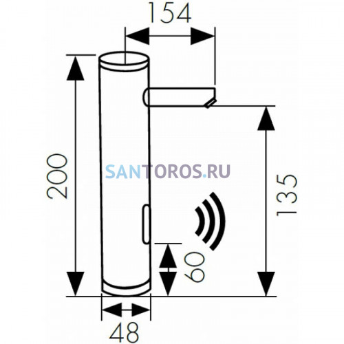 Смеситель KAISER Sensor для раковины 38511 (Кайзер)