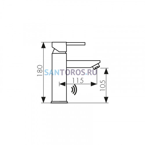 Смеситель KAISER Sensor для раковины 38211 (Кайзер)