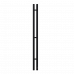 Стойка электро DUO круг1200 крашеный TERMINUS, RAL 9005 матовый