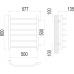 Виктория П6 500х600 бп500 Полотенцесушитель TERMINUS 4670078530073
