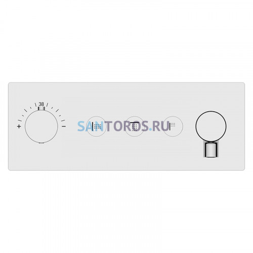 Смеситель KAISER Sano скрытого монтажа с термостатом, 3-х режимный 08677 (Кайзер)