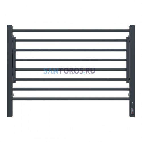 Горизонт П8 800х600 электро КС ЧЕРНЫЙ МУАР (sensor quick touch) Полотенцесушитель TERMINUS