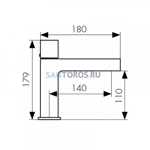 Смеситель KAISER Forte для раковины 47511 (Кайзер)