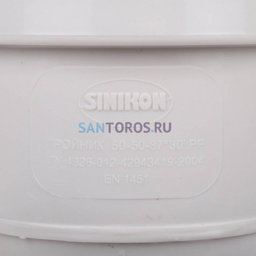 Тройник Sinikon КОМФОРТ ПЛЮС D 050x050x87 508017.k 508017.K