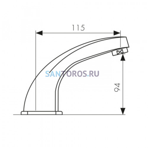 Смеситель KAISER Sensor для раковины 38111 (Кайзер)
