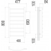 Классик П8 400х800 бп600 Полотенцесушитель TERMINUS 4670078530240