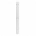 Стойка электро TRES проф1600 крашеный, RAL 9003 матовый
