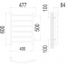 Классик П6 400х600 бп500 Полотенцесушитель TERMINUS 4670078530196
