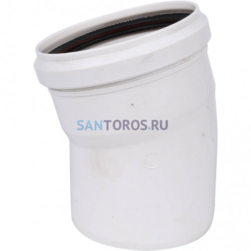 Отвод D 110 x 15гр, Sinikon КОМФОРТ ПЛЮС 504049.K 504049.K