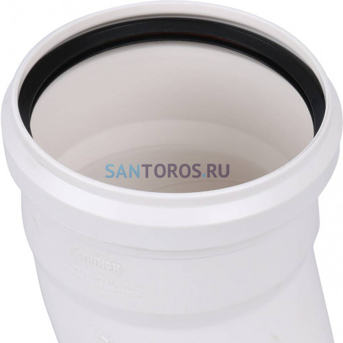 Отвод D 110 x 15гр, Sinikon КОМФОРТ ПЛЮС 504049.K 504049.K