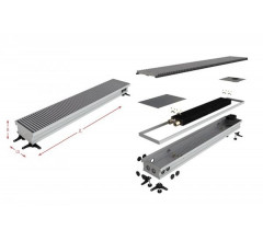 Конвектор внутрипольный Askon (без вентилятора) КВП 130/170/2100 (решетка входит в комплект)