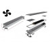 Конвектор внутрипольный Askon (с вентилятором) КВП-В 80/380/4700 (решетка входит в комплект) КВП-В 80/380/4700