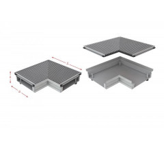 Уголок соединительный Askon для внутрипольного конвектора УВП 65/400/500
