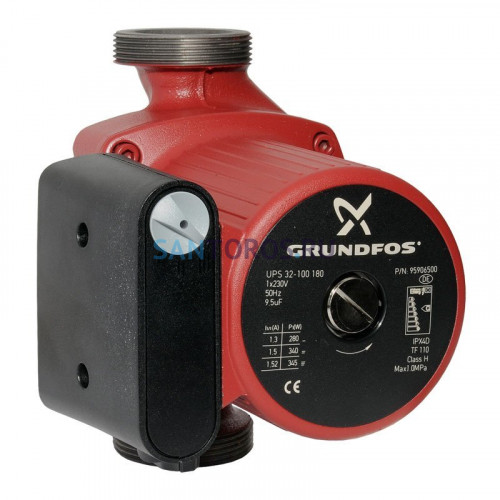 Насос циркуляционный UPS 32-100 180 Grundfos (95906500 Грундфос)