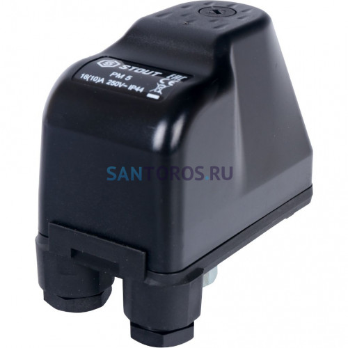 Реле давления для водоснабжения Stout PM12G, 3 - 12 бар (SCS-0001-000012)