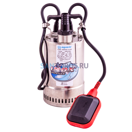 Насос дренажный Aquario VORTEX 4-4SS (1144 Акварио)