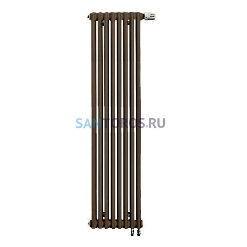 Стальной трубчатый радиатор RIFAR TUBOG TUB 2180 - 8 секций DV1 (Сепия коричневый) TUB 2180-08-DV1-RAL8014