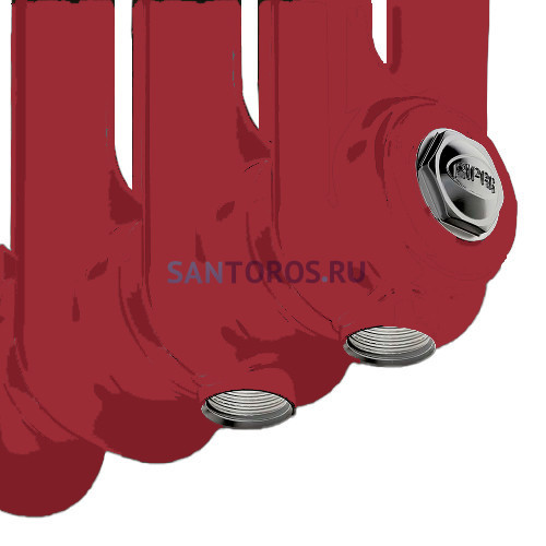 Стальной трубчатый радиатор RIFAR TUBOG TUB 3057- 10 секций DV1 (Бордо) TUB 3057-10-RALDV1