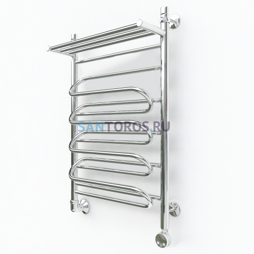 Электрический полотенцесушитель Эрато A12 с верхней полкой 1000х400 Erato3714