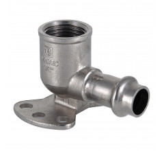 Пресс-водорозетка 15 мм х 1/2"  из нержавеющей стали VTi.954.I.001504 VALTEC