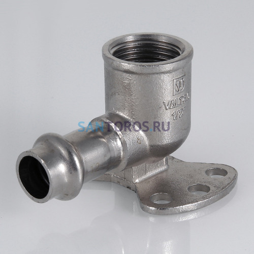 Пресс-водорозетка 12 мм х 1/2  из нержавеющей стали VTi.954.I.001204 VALTEC VTi.954.I.001204