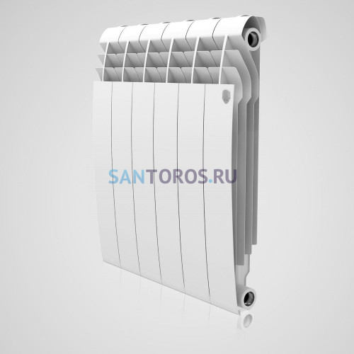 Радиатор алюминиевый секционный Royal Thermo Biliner Alum Bianco Traffico 500 х 8 секций RTDL500/8