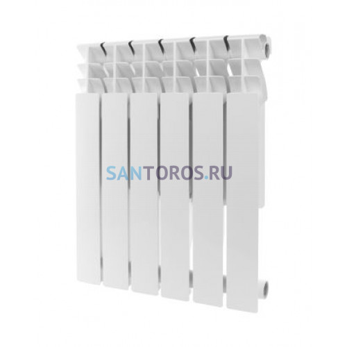 Радиатор Rommer Plus Bm 500 х 10 секций биметаллический секционный боковое подключение RBM-3210-050010 (старый артикул 157236)