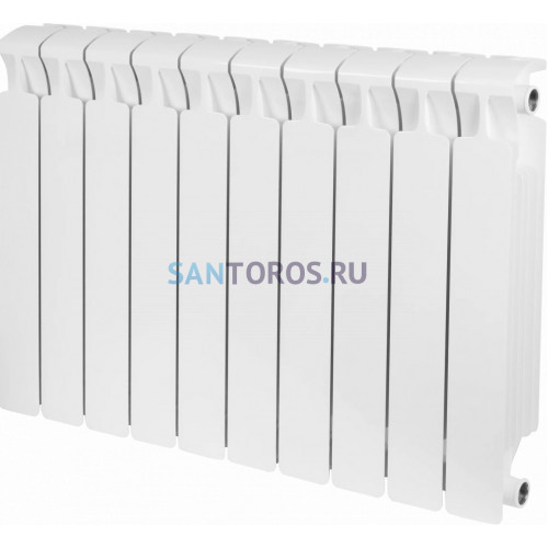 Радиатор RIFAR Monolit 500 10 секций биметаллический монолит боковое подключение RM50010