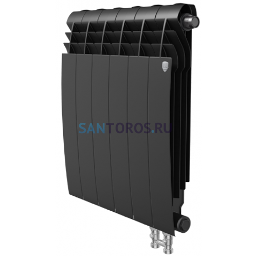 Радиатор Royal Thermo 500 х 10 секций BiLiner Noir Sable VD биметаллический секционный RTBNSV500/10