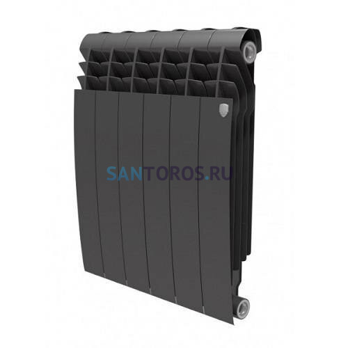 Радиатор алюминиевый секционный Royal Thermo Biliner Alum Noir Sable 500 х 12 секций RTBANS500/12
