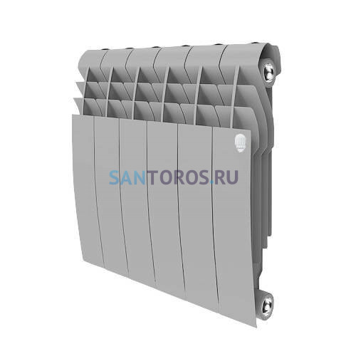 Радиатор Royal Thermo 350 х 8 секций BiLiner Silver Satin биметаллический секционный