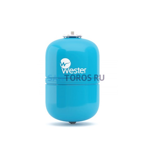 Гидроаккумулятор Wester WAV - 18 л PN10, Tmax100°C, вертикальный, без ножек (0-14-1040 Вестер)