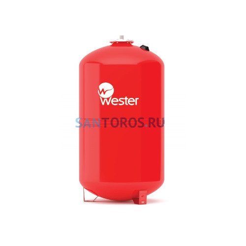 Бак расширительный мембранный Wester WRV - 150 л PN5, Tmax100°C, вертикальный, на ножках (0-14-0160 Вестер)