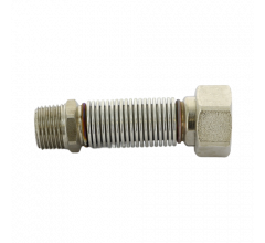 Подводка для воды НВ Flexorapid из нержавеющей стали 1/2"х3/4" 6.5-12.5 см TIM