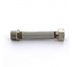 Подводка для воды НВ Flexorapid из нержавеющей стали 1/2" 10-19.5 см TIM