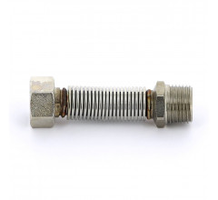 Подводка для воды НВ Flexorapid из нержавеющей стали 1/2" 6.5-12.5 см TIM