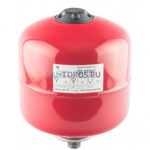 Бак расширительный для отопления 5 л STOUT (STH-0004-000005 Стоут)