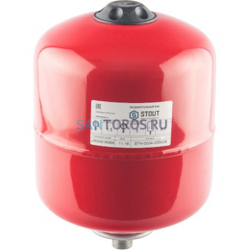 Бак расширительный для отопления 8 л STOUT (STH-0004-000008 Стоут)