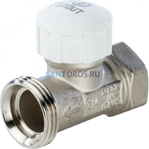 Клапан термостатический, прямой 3/4 Stout SVT-0003-000020