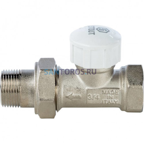 Клапан термостатический, прямой 3/4 Stout SVT-0003-000020