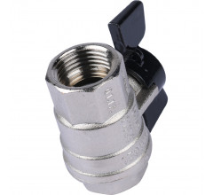 Кран шаровый ВВ бабочка 1/2" Bugatti