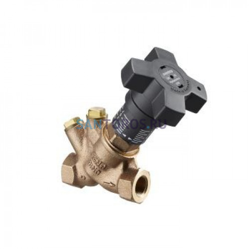 Вентиль регулирующий Ду 15, 1/2 ВР с заглушками Hydrocontrol VTR Oventrop 1060104