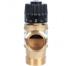 Клапан термостатический смесительный НР 1", 20-43°С, KV 1.6 м3/ч Stout