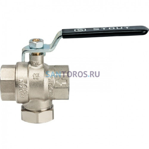 Кран шаровой с фильтром 3/4 Stout SVF 0001 000020
