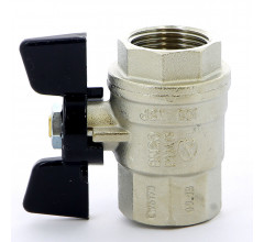 Кран шаровый ВВ бабочка 3/4" Bugatti