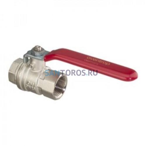 Кран шаровый 2 ВВ маховик из алюминия Optibal Oventrop 1076016