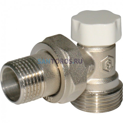 Клапан запорно-балансировочный 1/2х3/4ЕК, угловой Stout SVL-1166-000015