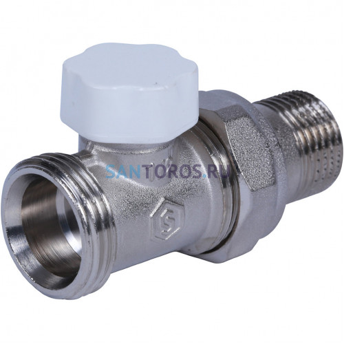 Клапан запорно-балансировочный 1/2х3/4ЕК, прямой Stout SVL-1196-000015