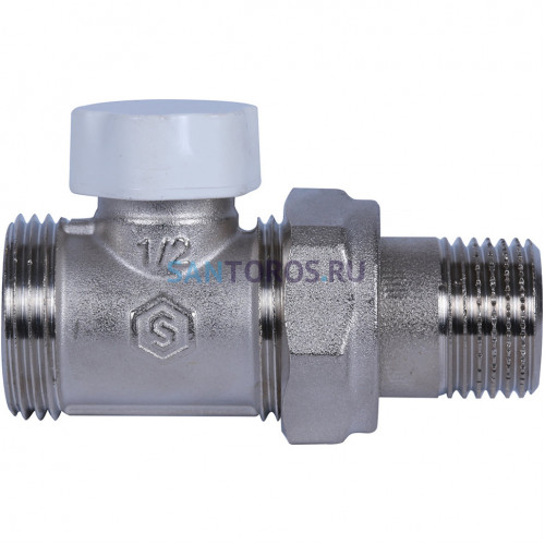 Клапан запорно-балансировочный 1/2х3/4ЕК, прямой Stout SVL-1196-000015